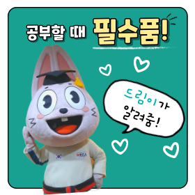 드림이가 알려준다. 공부할 때 필요한 건 뭐다? ✏️