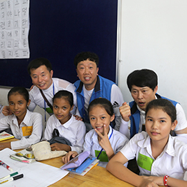 캄보디아 결연여행 행복공부방