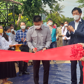 캄보디아 해외 인프라 협력사업 개점식