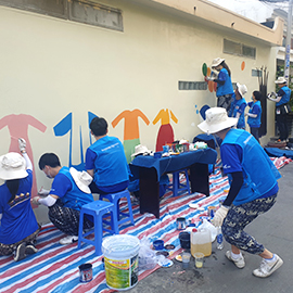 영남대학교 베트남 봉사단 활동