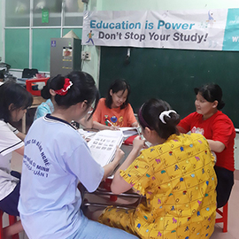 베트남 레일웨이 쉘터 한국어 수업