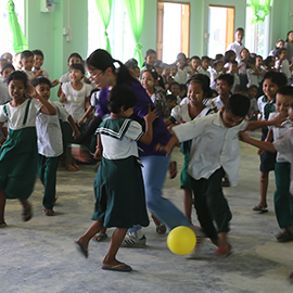 국원고 미얀마 봉사단 활동