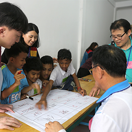 캄보디아 결연여행 행복공부방 빙고