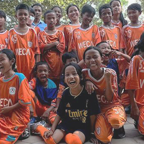 Cambodia WEFC children group photo