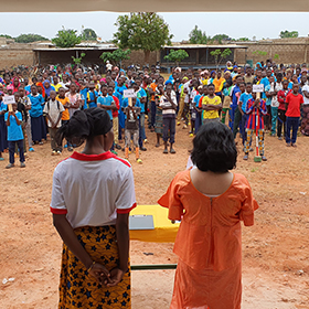 Burkina Faso CPEFE school students
