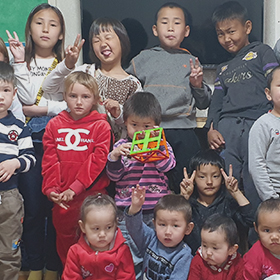 Kyrgyzstan WECA Peniel Daycare Center group photo