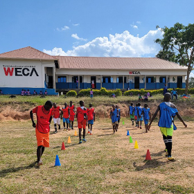 Uganda Kasanda WE-FC soccer team training