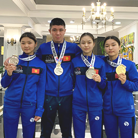 Kyrgyzstan WECA Taekwondo class for the hearing impaired won an international competition