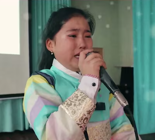 A tearful confession from a Mongolian language school student