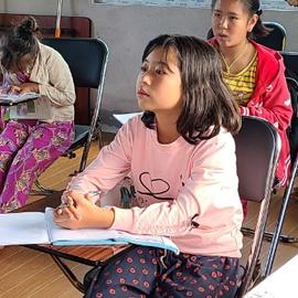 Myanmar Mae Taung Yua language school class