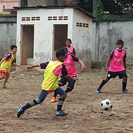 Cambodia WEFC soccer training