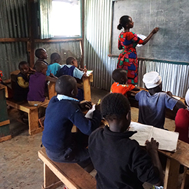 Kenya after-school class