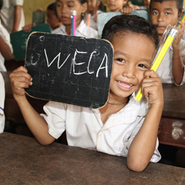 A child who discovered WECA!