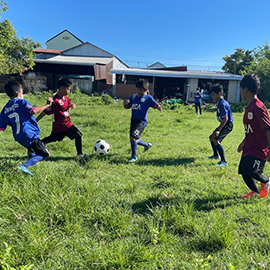 Cambodia WEFC Football Action