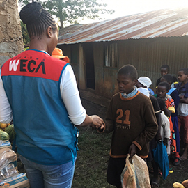 Delivery of goods to Kenya after-school classes