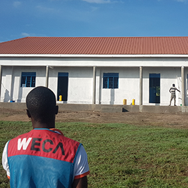 Uganda We School middle school classroom news