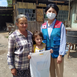 Home visit to Kyrgyzstan sponsored children