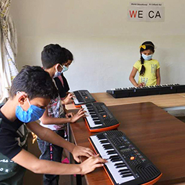 Jordan Syrian Refugee Music Class
