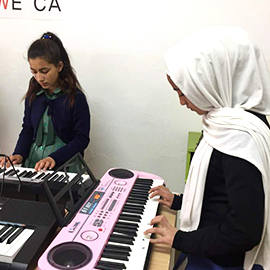 Jordan Syrian Refugee Music Class