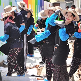 Suncheon National University Indonesia volunteer work