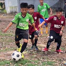 Cambodia WEFC Candal Soccer Class