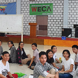 Korean language class in Batam, Indonesia