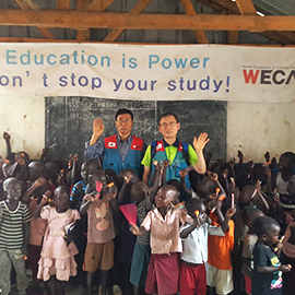 South Sudan WECA Kindergarten group photo