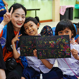 Yeungnam University volunteer work in Bangkok, Thailand