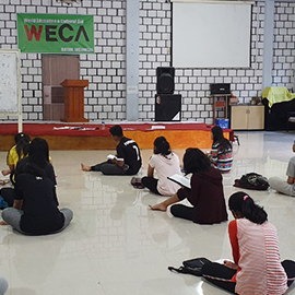 Korean language class in Batam, Indonesia