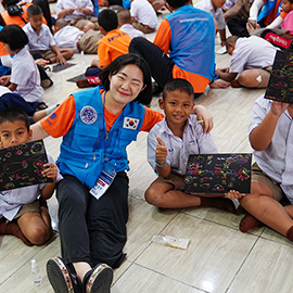 Yeungnam University volunteer work in Bangkok, Thailand