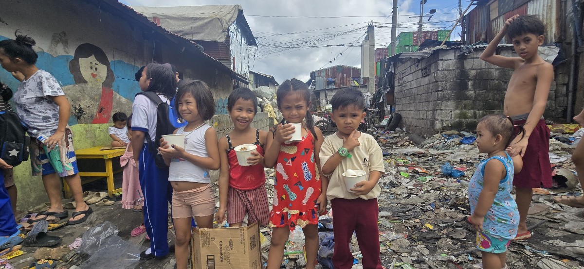 Hygiene products provided to Tondo, Philippines