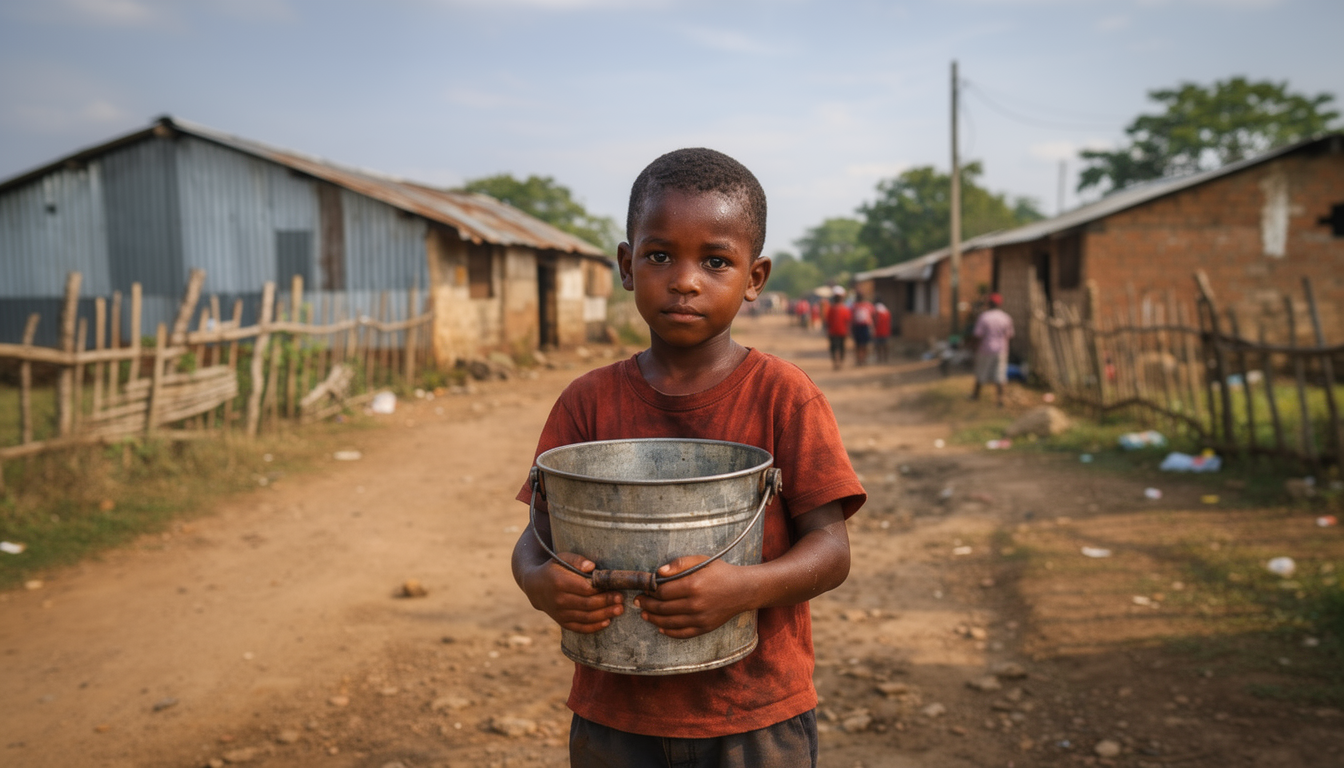 물이 없어 학교에 못가는 탄자니아 아이들을 도와주세요